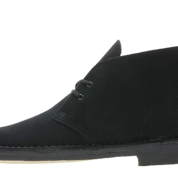 Men's Clarks Original Desert Boot Black Suede - Picture 4 of 7